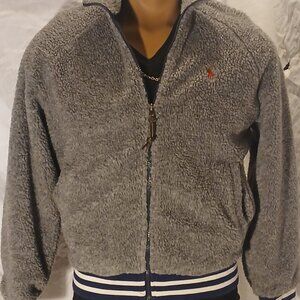 Polo by Ralph Lauren Gray Sherpa Jacket